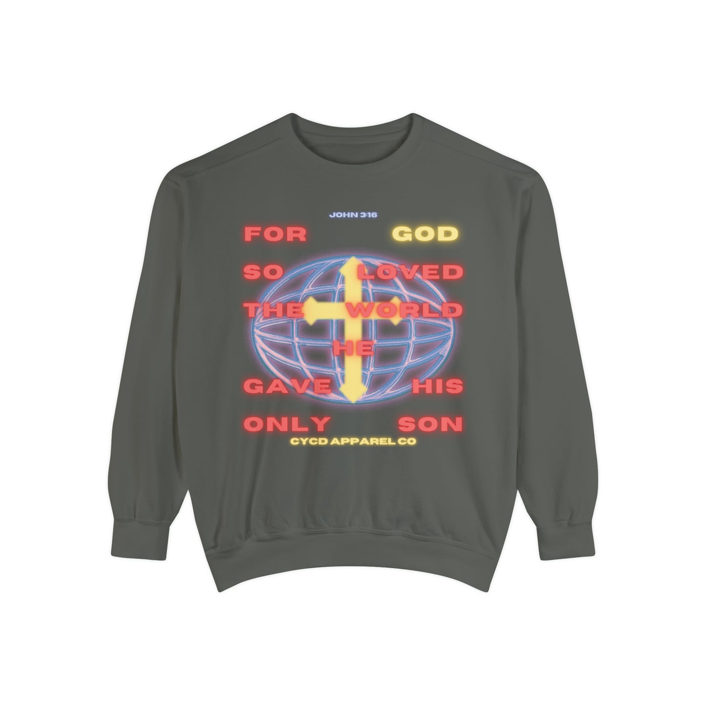 John 3:16 Globe Sweater