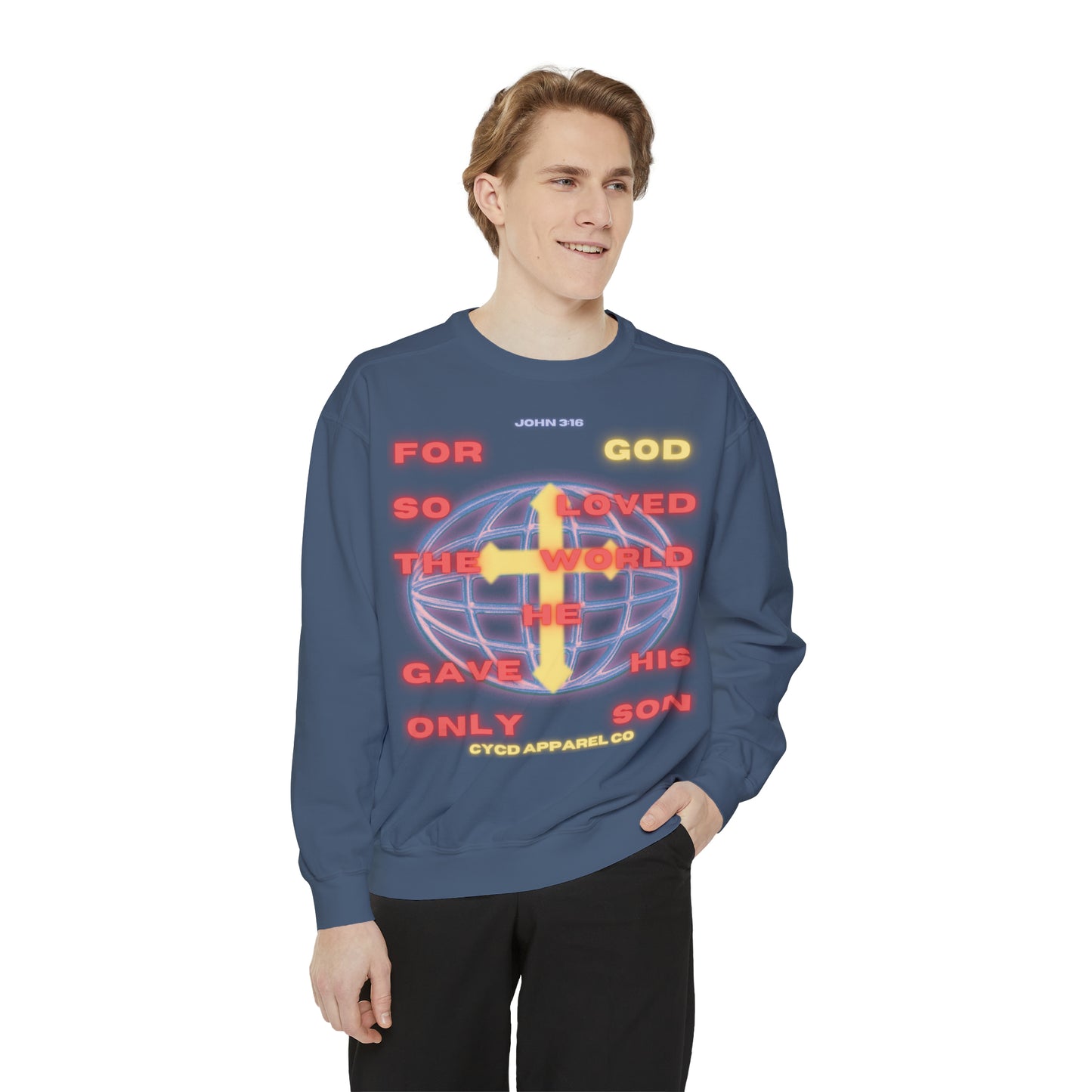 John 3:16 Globe Sweater